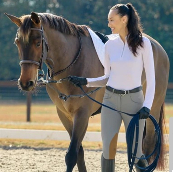 NWT SunShield Long Sleeve 1/4 Zip by SmartPak - Picture 7 of 16